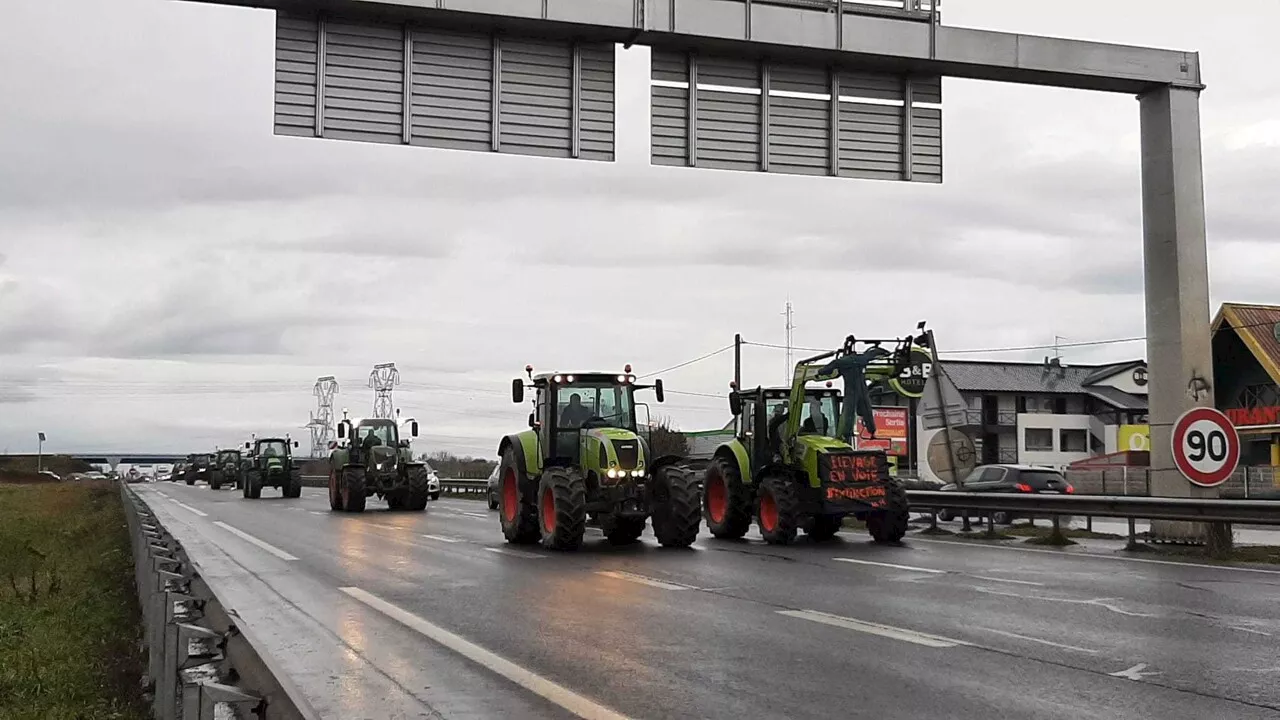 Mobilisation des agriculteurs et des taxis en France