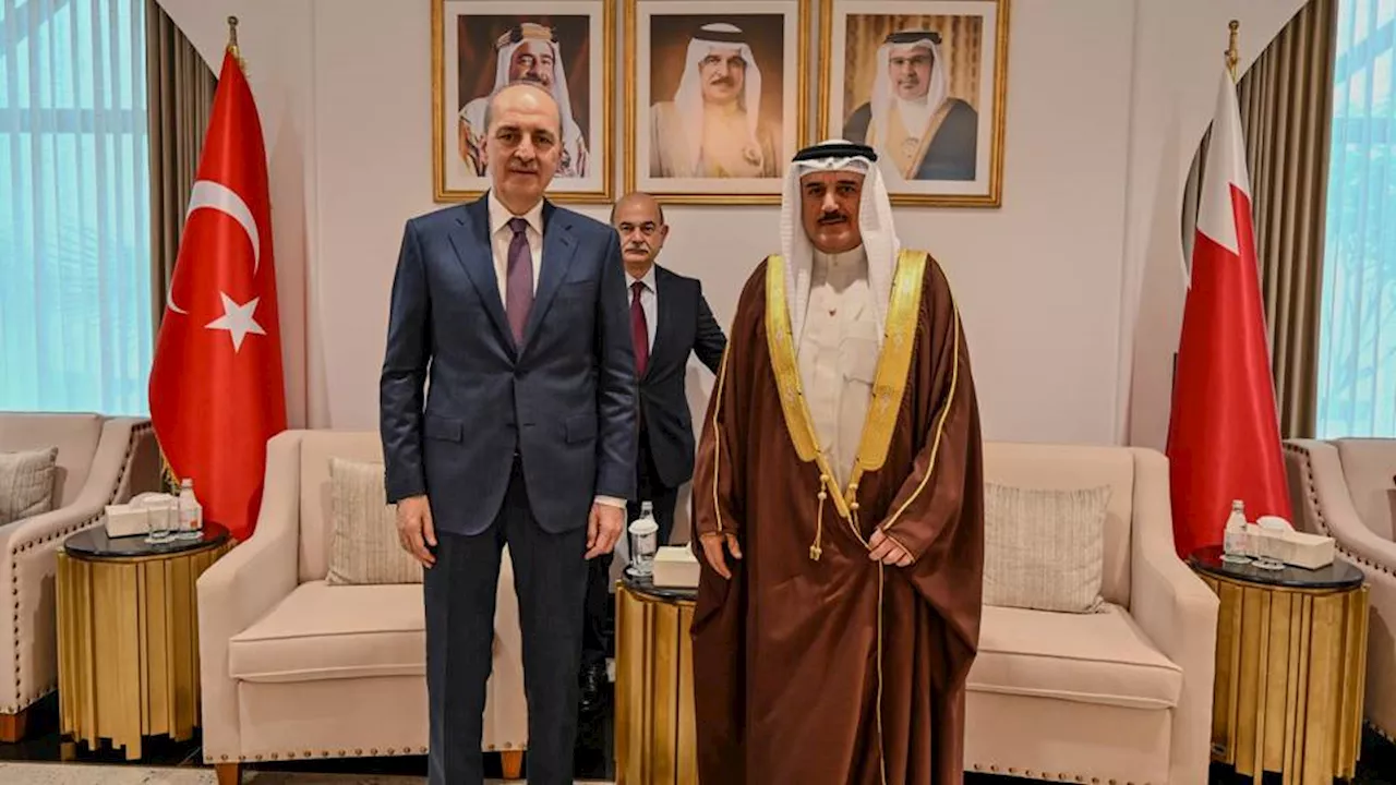 '50 عاماً من العلاقات'.. رئيس البرلمان التركي يلتقي نظيره البحريني بالمنامة
