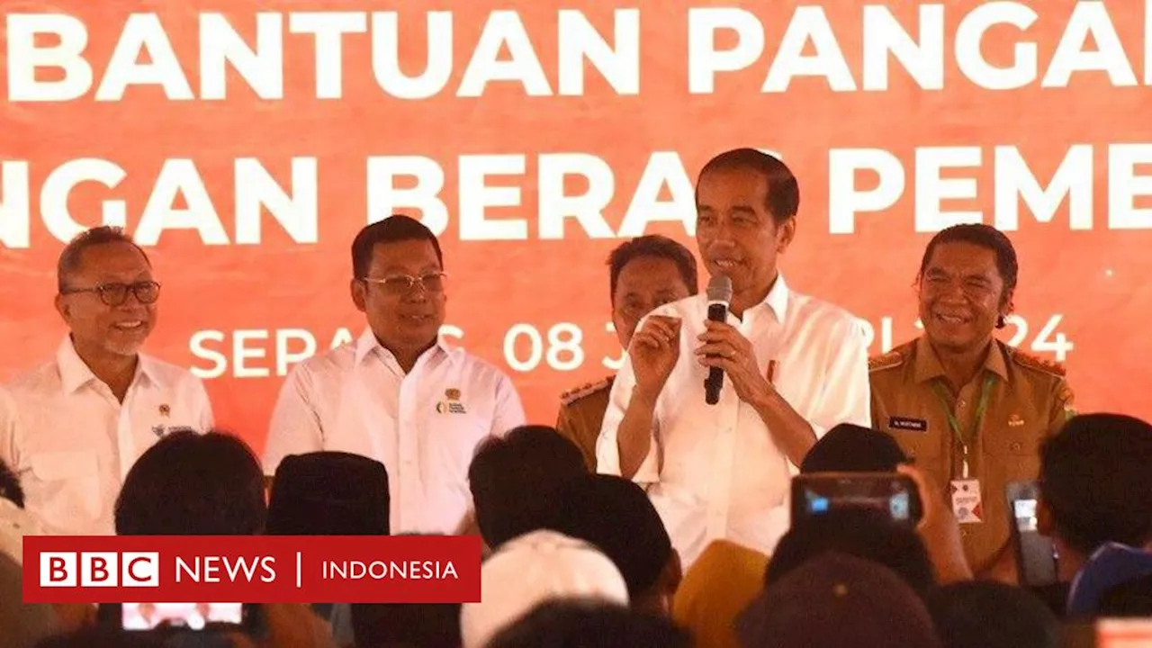 Pemilu 2024: Politisasi bansos dinilai kian masif jelang Pilpres - 'Bawaslu sudah memberikan imbauan kepada presiden'