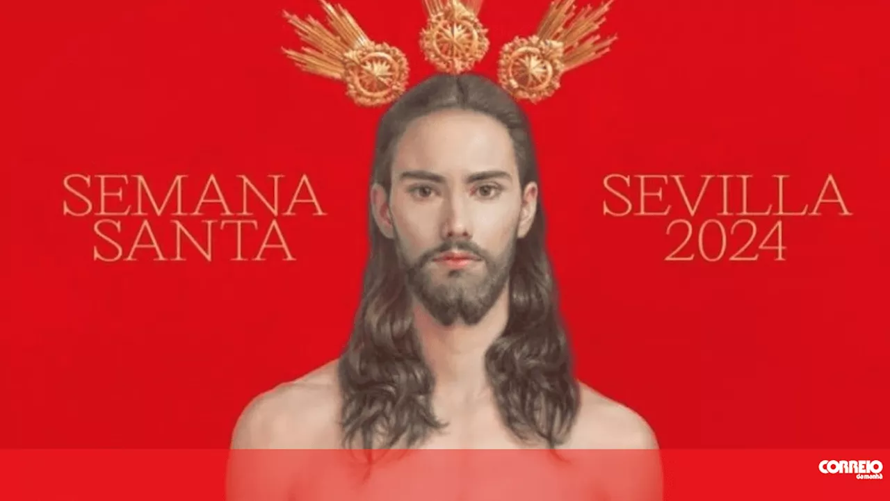 'Uma verdadeira aberração': Cartaz da Semana Santa com Jesus seminu gera críticas