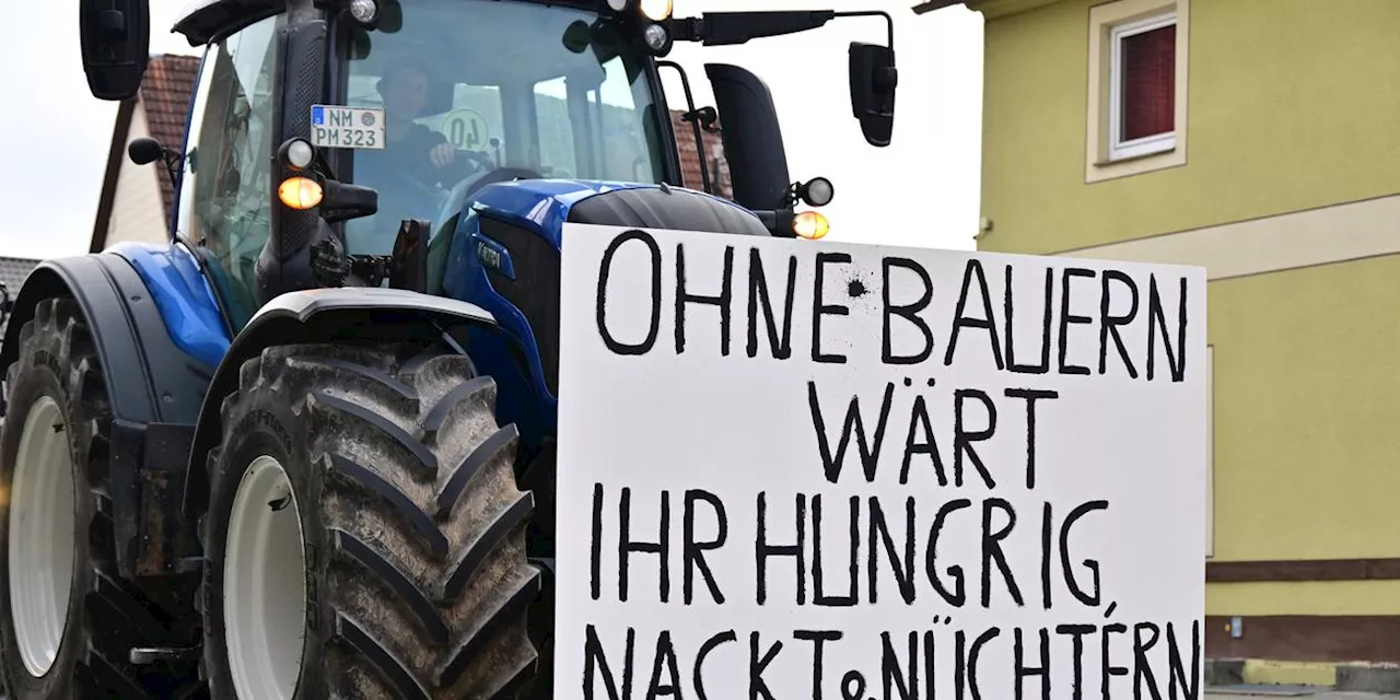 Verkehrschaos droht: Am Mittwoch neue Bauernproteste auch in Nürnberg angekündigt