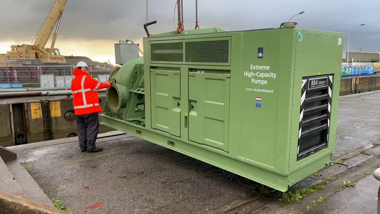 Inondations dans le Pas-de-Calais: comment fonctionnent les méga-pompes déployées ce jeudi