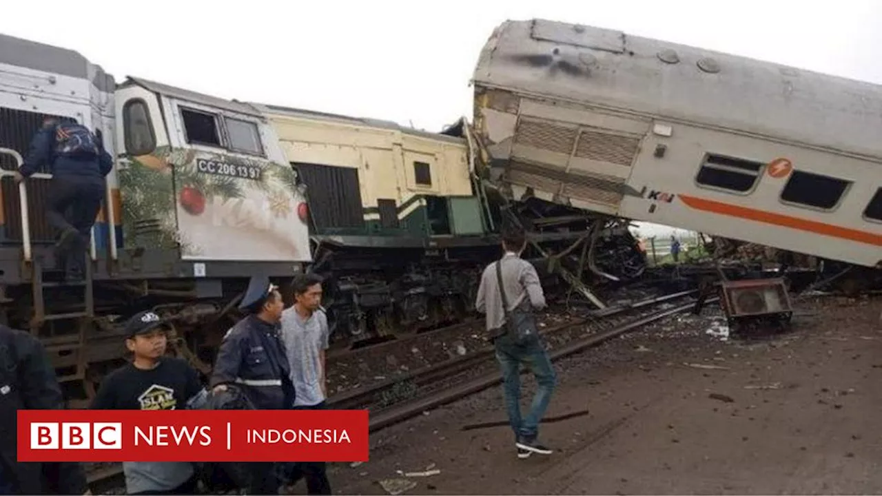 Kecelakaan kereta api di Cicalengka Bandung, 'tiga orang meninggal', kata polisi