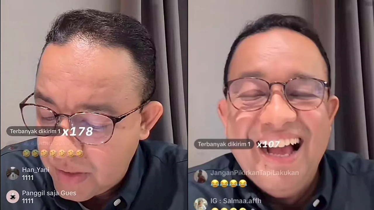 Momen Kocak Anies Baswedan Live di TikTok, Digoda Warganet soal Jualan Kacamata