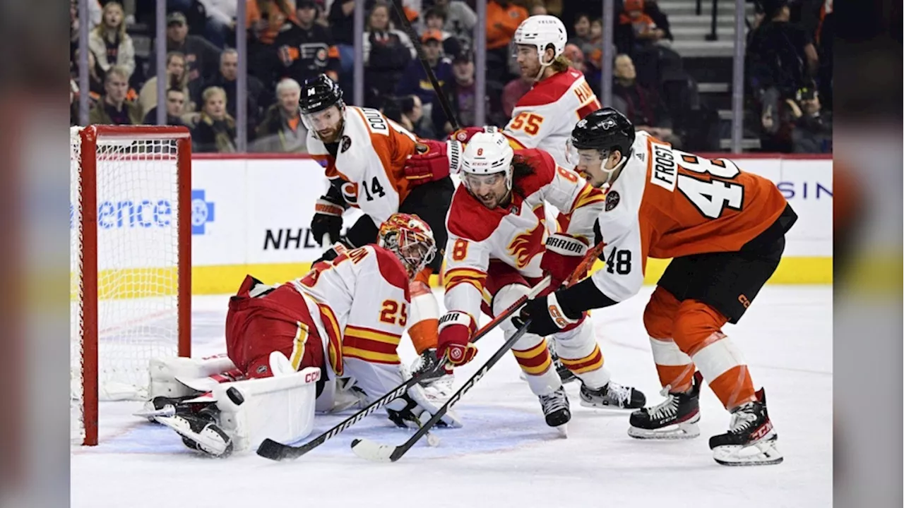 Travis Konecny scores short-handed goal as Philadelphia Flyers top the Calgary Flames 3-2