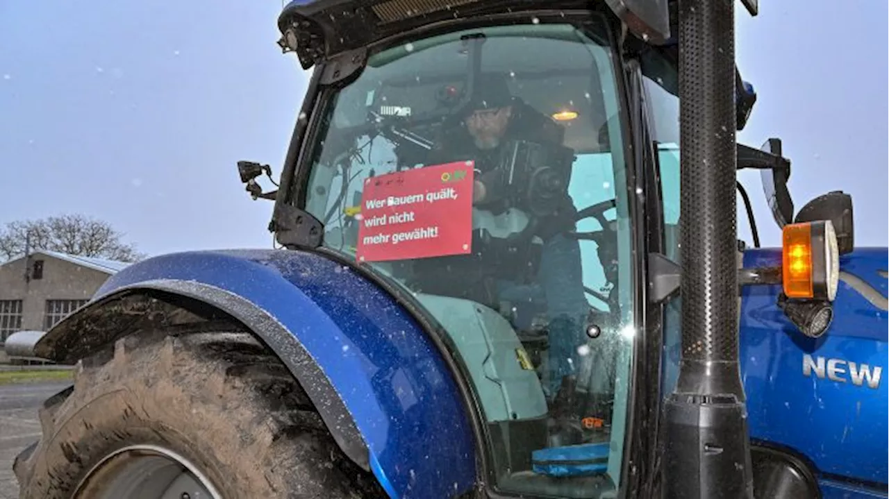 Proteste der Bauern gegen Streich-Pläne der Ampel-Regierung