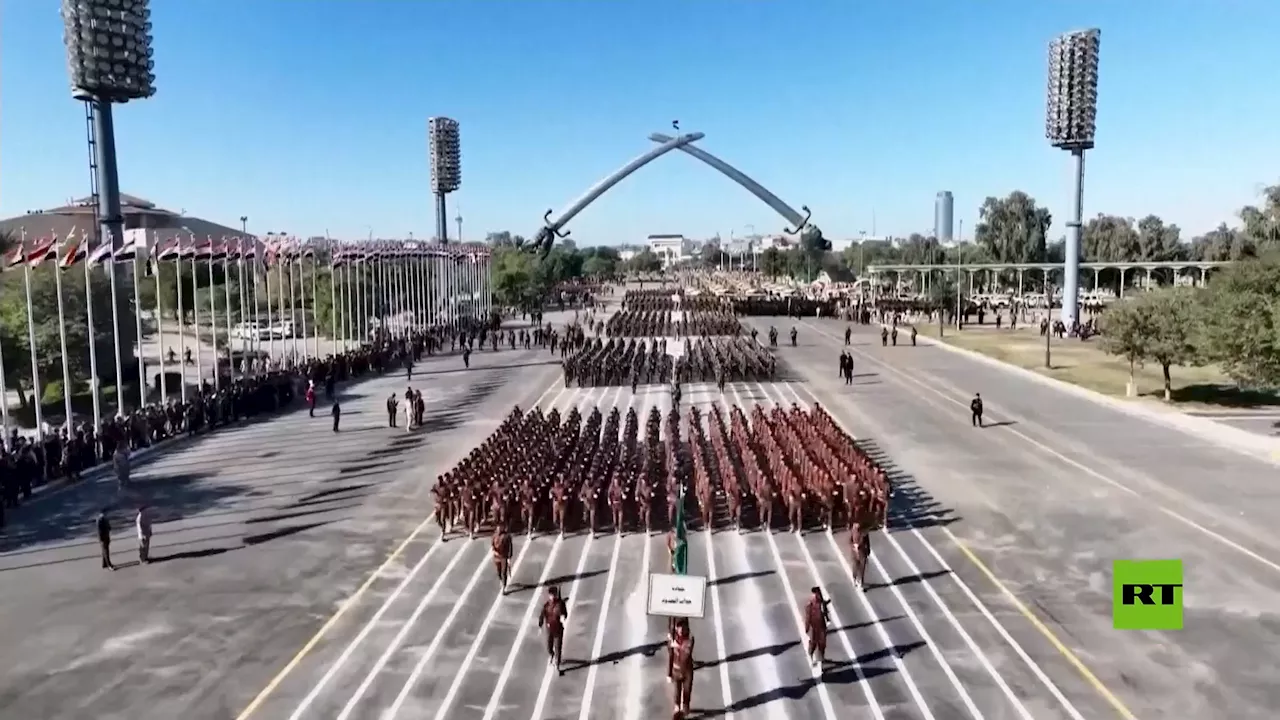 العراق يحتفل بيوم الجيش بعرض عسكري مثير