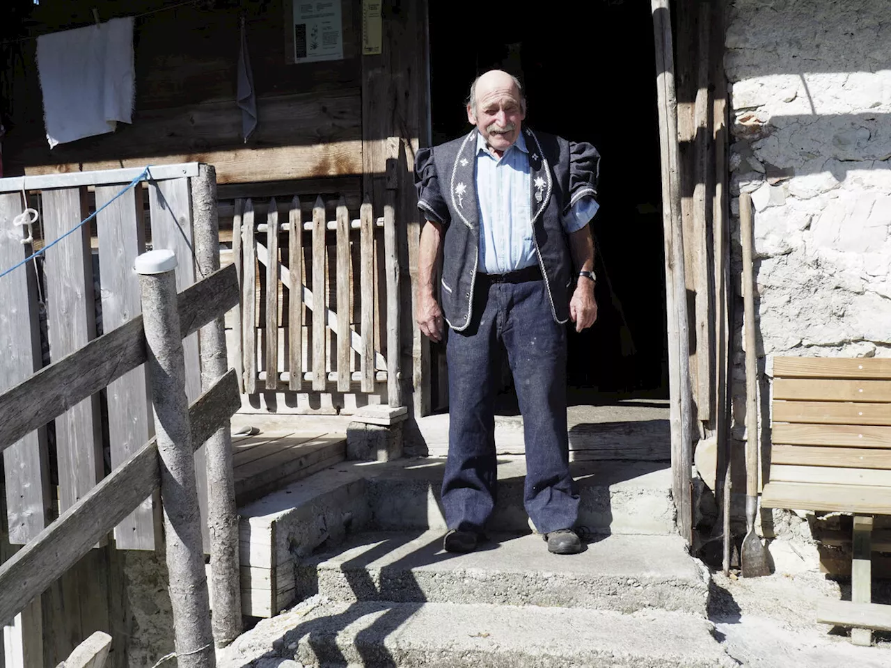 Gilbert Clément: Mit 86 Jahren immer noch auf der Alp aktiv