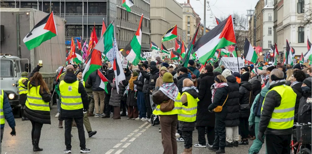 Se billederne: København lagde gader til titusindvis af Palæstina-demonstranter