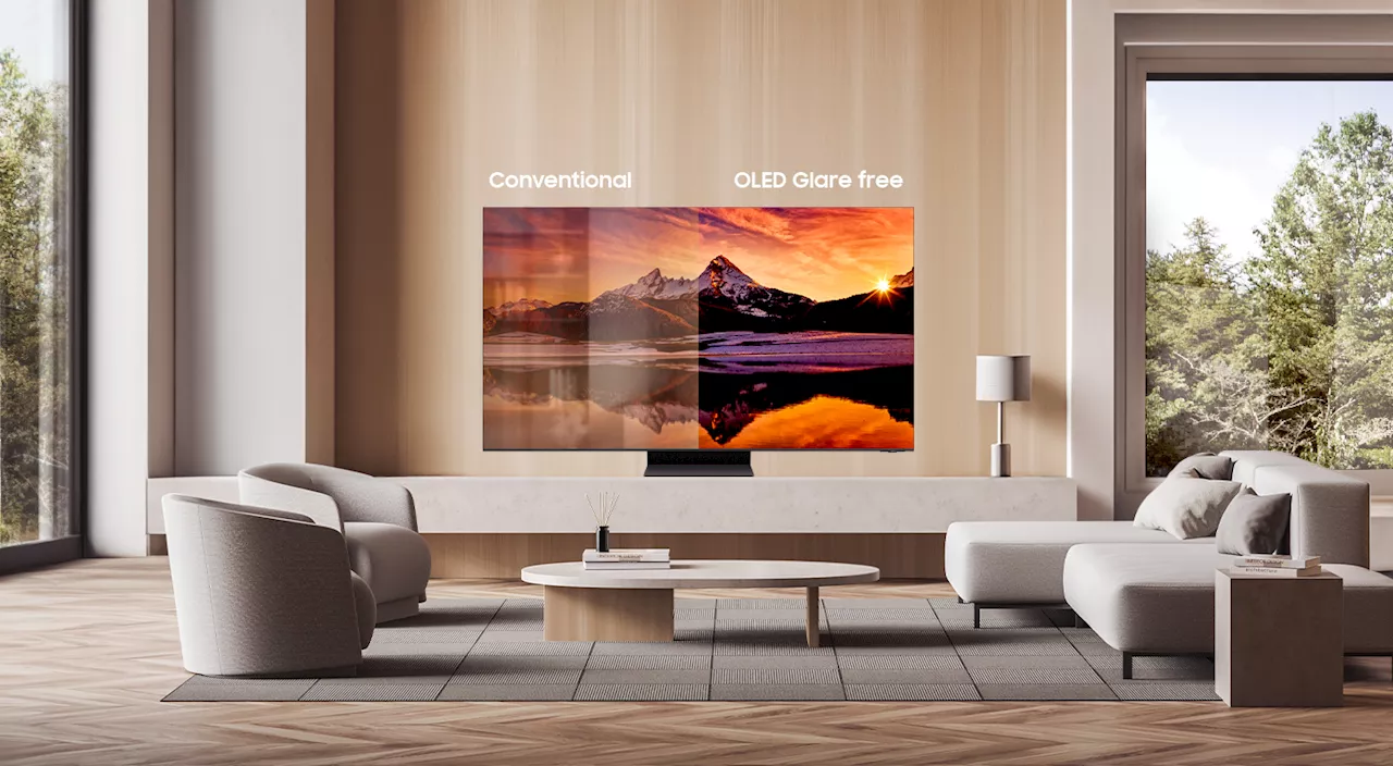 CES 2024: Samsung nya OLED TV ska reflektera mindre ljus. Använder fortfarande samma QD-OLED-teknik.