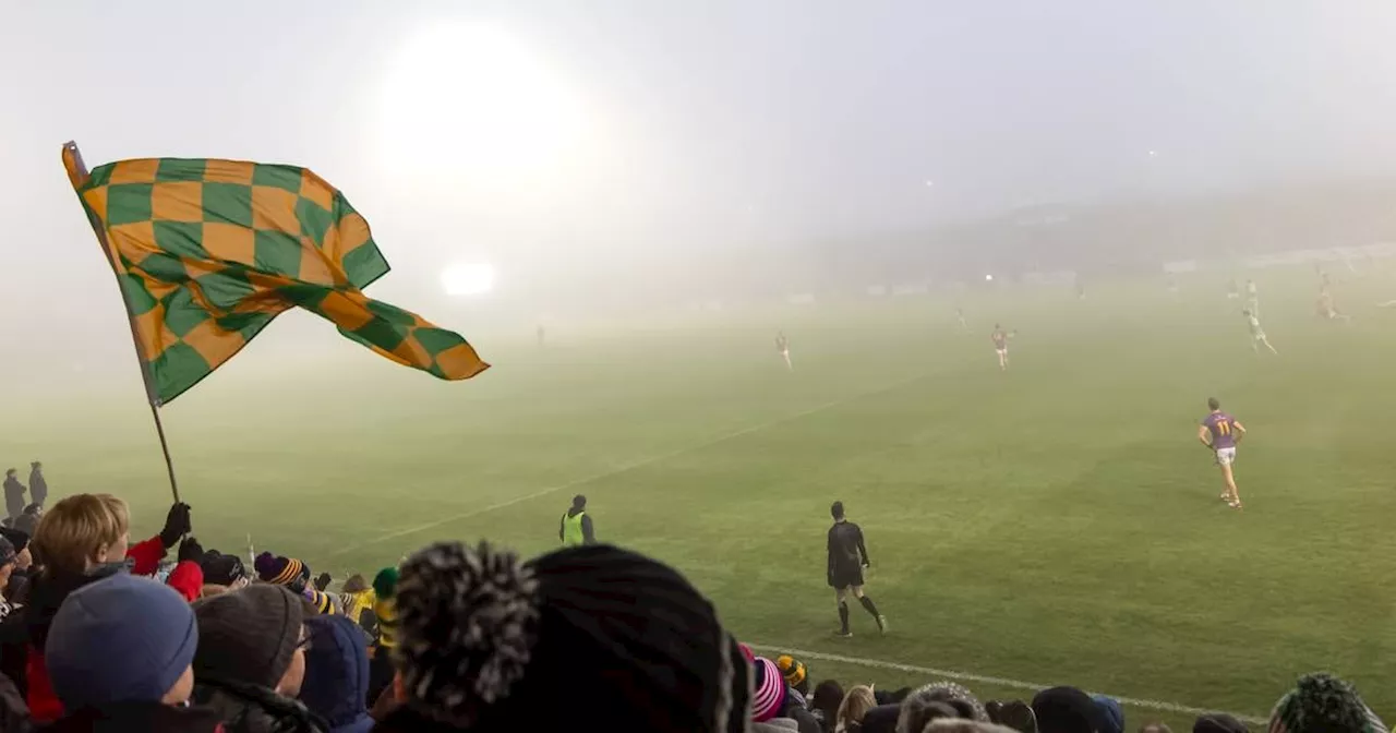 Foggy conditions affect All-Ireland club semi-final in Newry