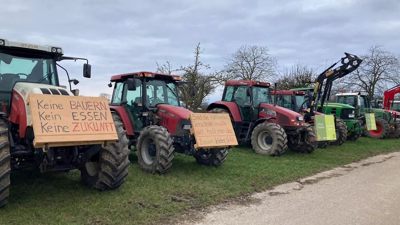 Videos und Fotos von der Bauerndemo