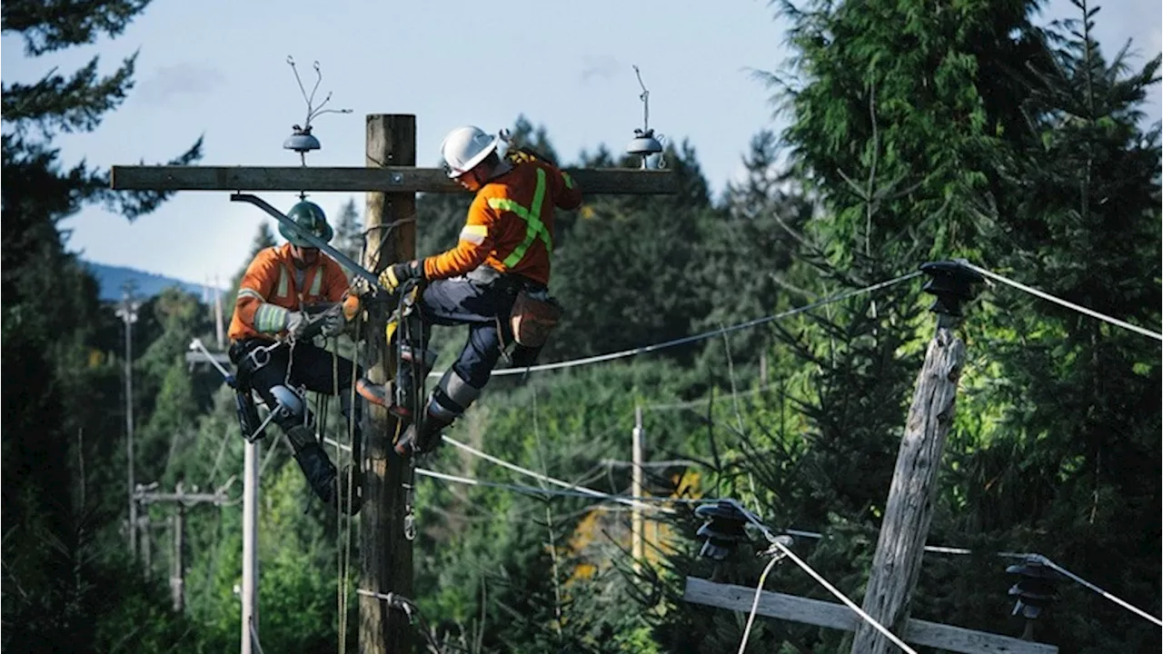 Thousands without power as strong winds hit Vancouver Island