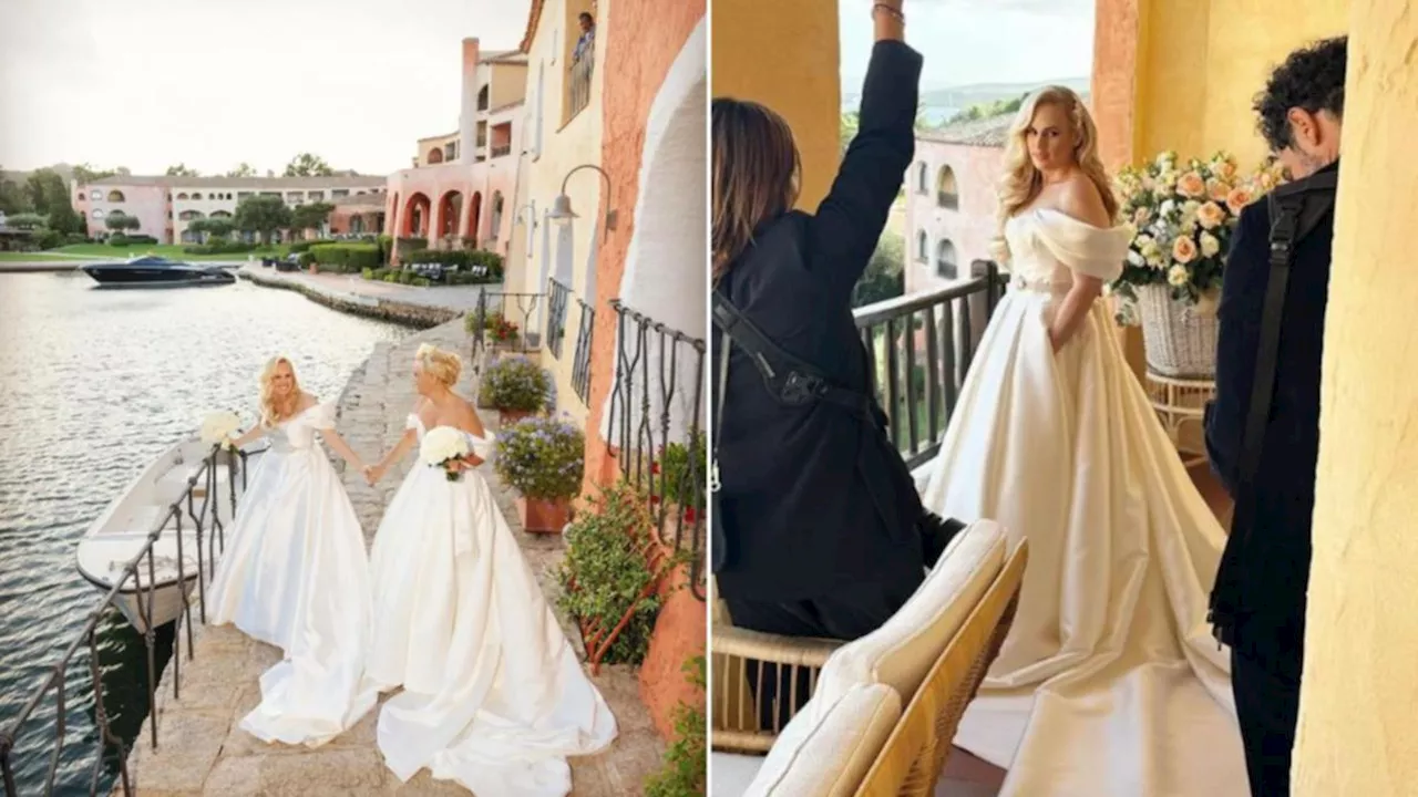 Rebel Wilson and Ramona Agruma share dreamy destination wedding photos from Sardinia