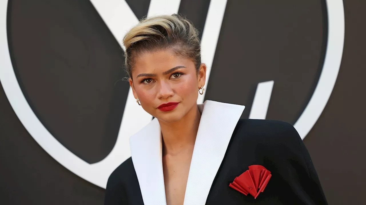 Zendaya commands attention in stunning tuxedo look for Louis Vuitton spring 2025 show