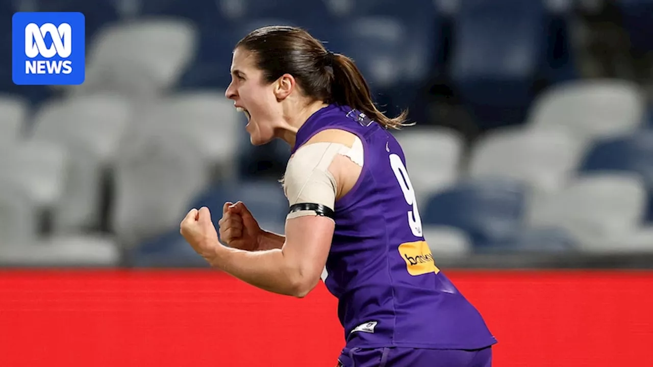 Fremantle's Mikayla Morrison makes emotional return to AFLW as Geelong's season falters