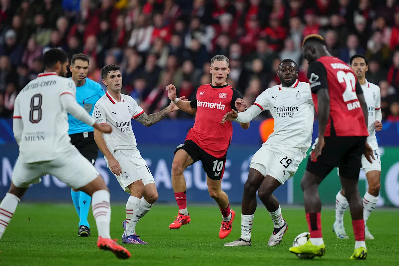 Champions, Bayer Leverkusen-Milan 1-0: gol di Boniface e seconda sconfitta rossonera