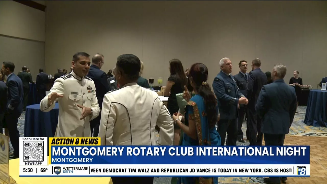 Montgomery Rotary Club welcomes international military officers to the city