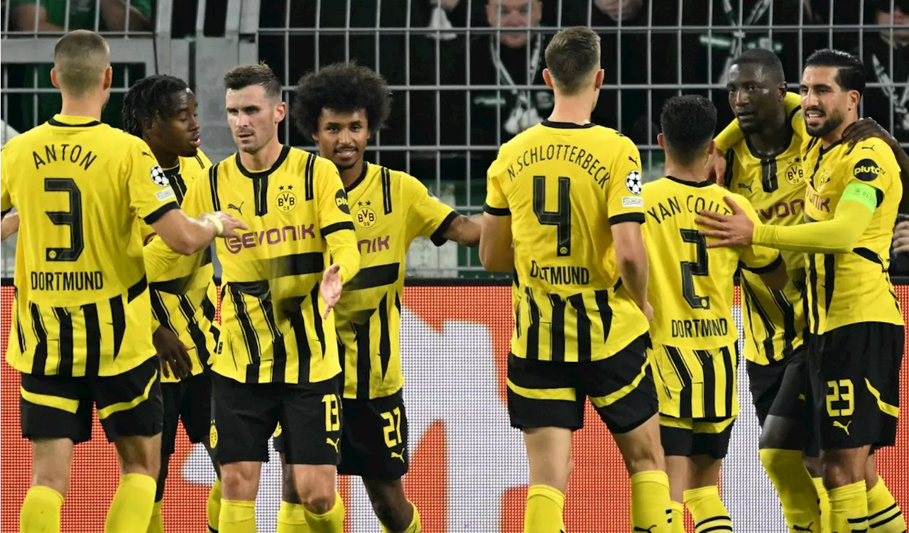 Dortmund lapidó al Celtic: goleada escandalosa en la Champions League