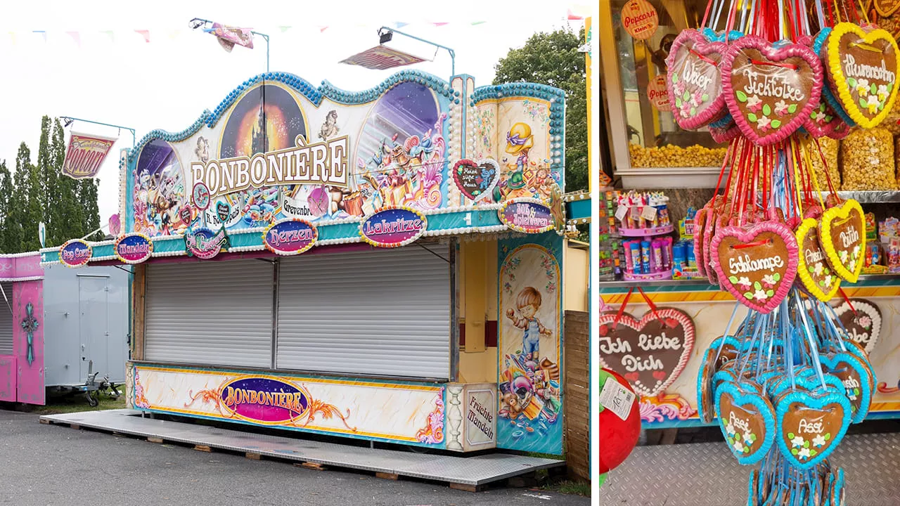 Lebkuchenherzen mit Beleidigungen: Kirmes-Stand in Krefeld geschlossen