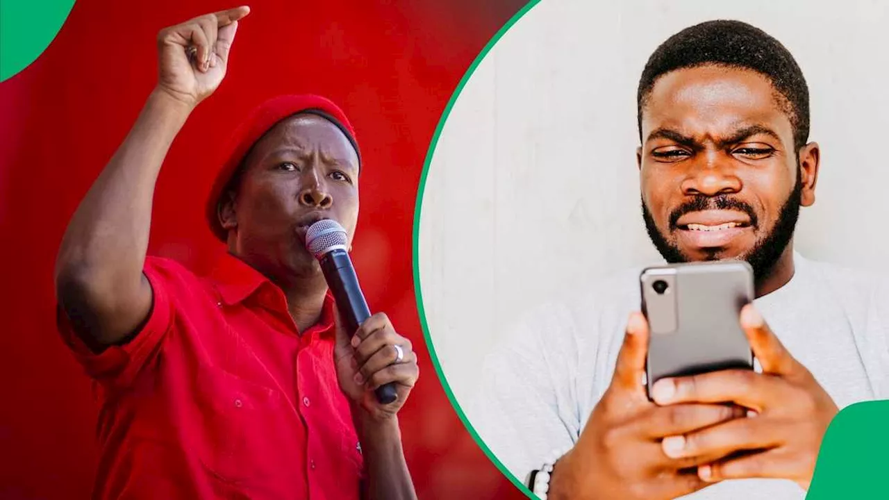 Julius Malema Claps Back at Body Shamer, South Africans Are Disappointed With EFF Leader’s Comment