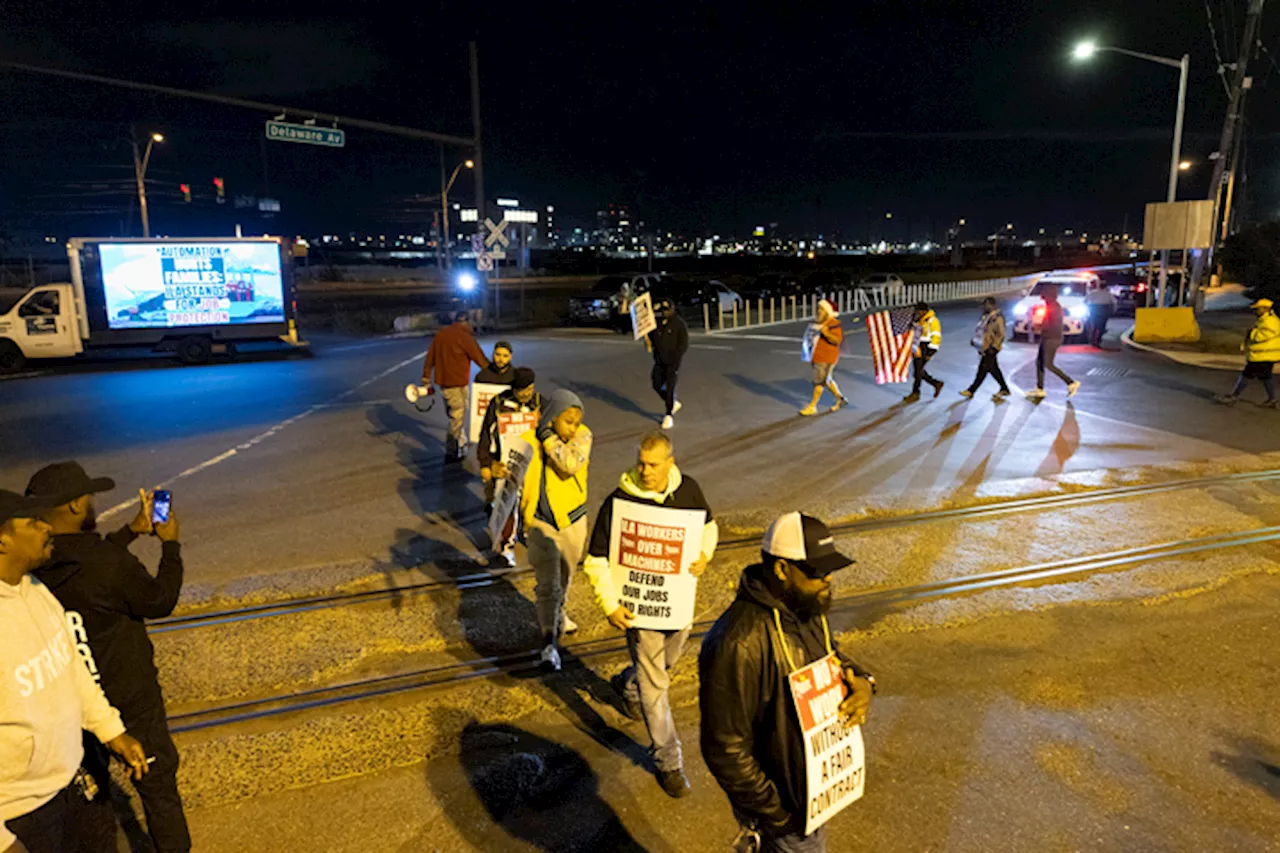 45,000 dockworkers strike across 36 US ports, risking supply chain disruptions | Tom Krisher & Tassanee Vejpongsa