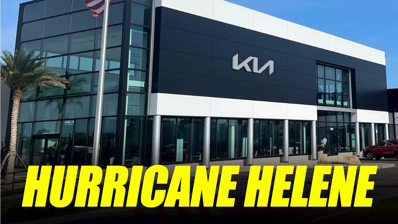 Hurricane Helene Destroys 672 Cars At A Single Kia Florida Dealer