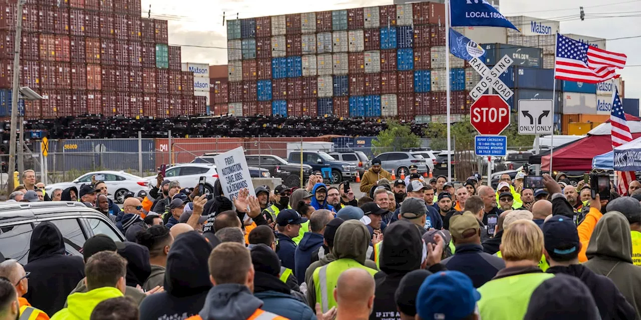 Dockworkers’ strike could push up prices and cause shortages if it lasts for weeks