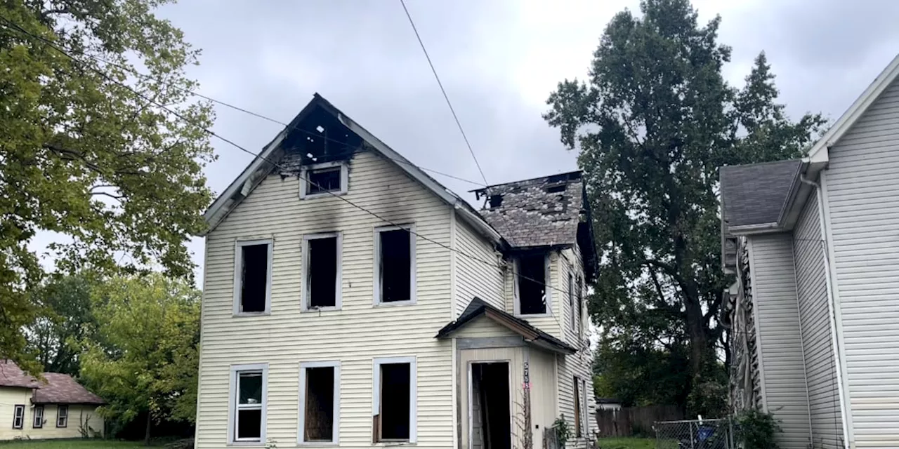 Slavic Village burned down home leaves eyesore for over a month