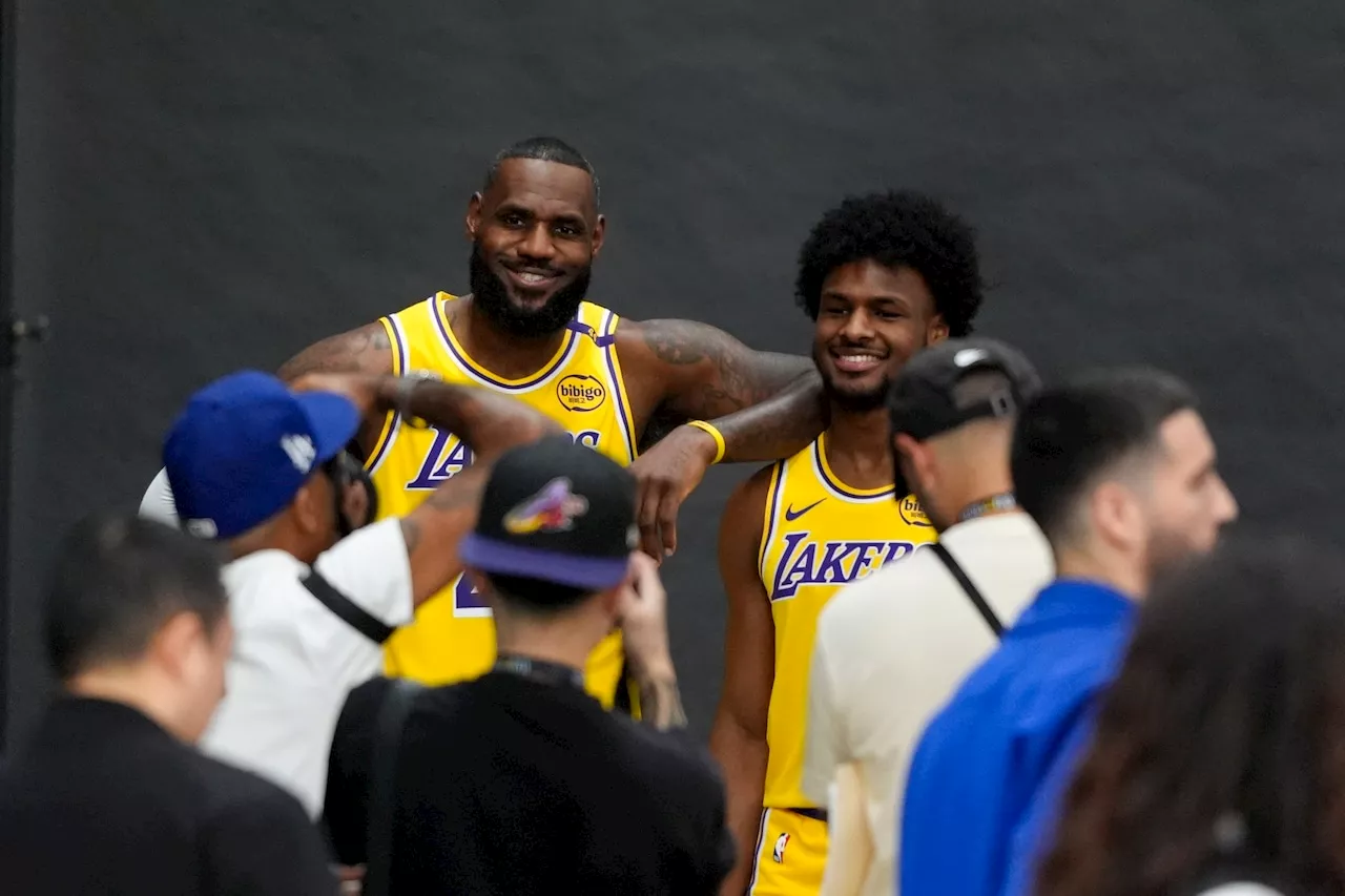 LeBron James ready for 22nd NBA season alongside son Bronny: ‘I feel damn good’