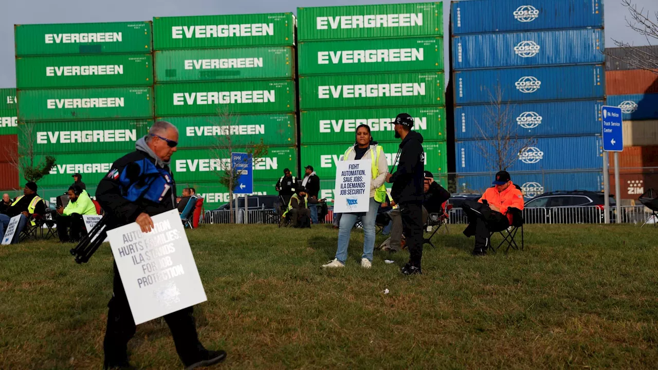 East and Gulf coast ports strike, with ILA longshoremen walking off job from New England to Texas, stranding billions in trade