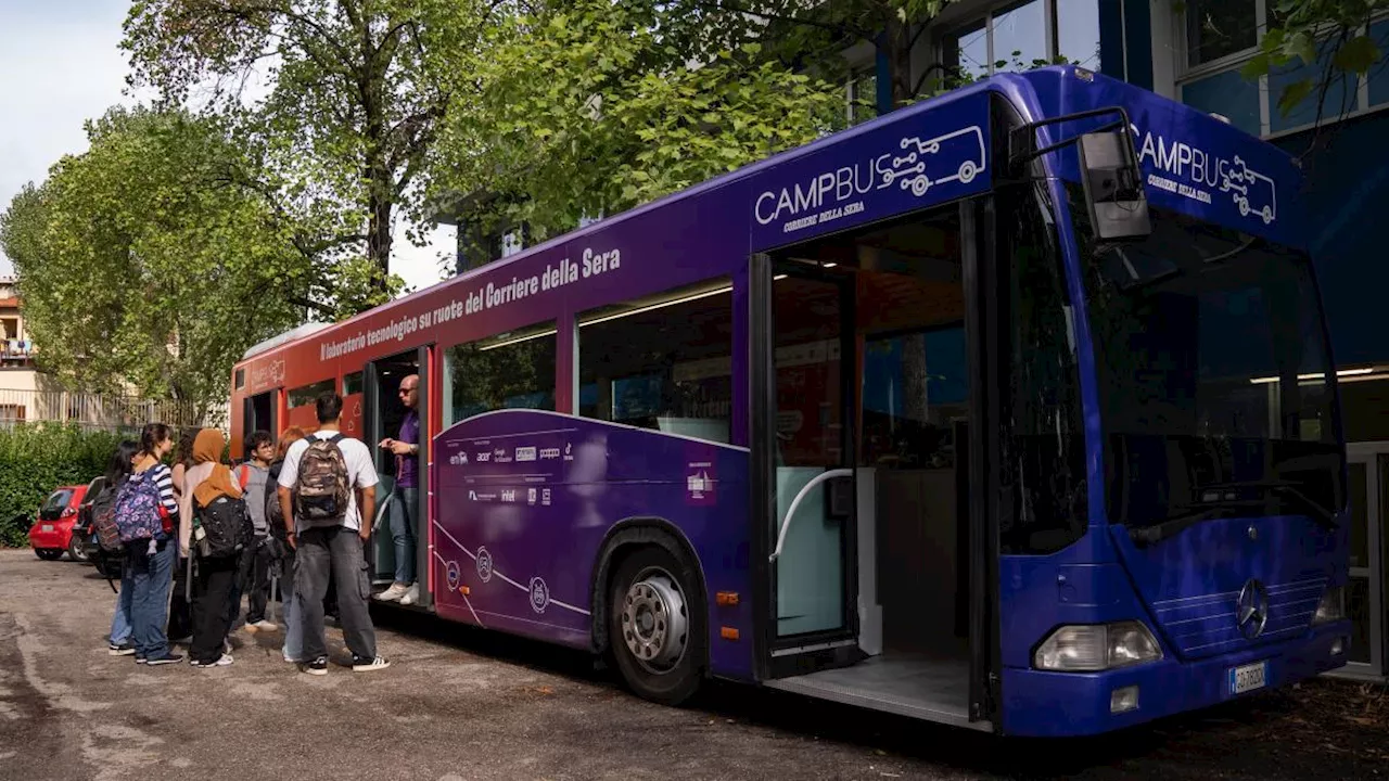 La prima settimana di CampBus 2024 all'Istituto Natta di Milano: la fotostoria