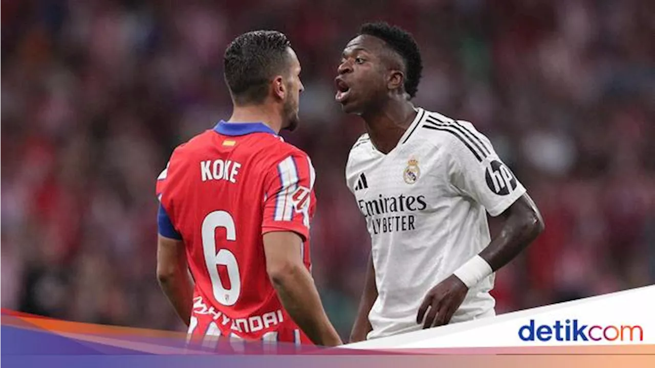 Vinicius Junior dan Koke Bertengkar Di Akhir Laga Atletico Madrid vs Real Madrid