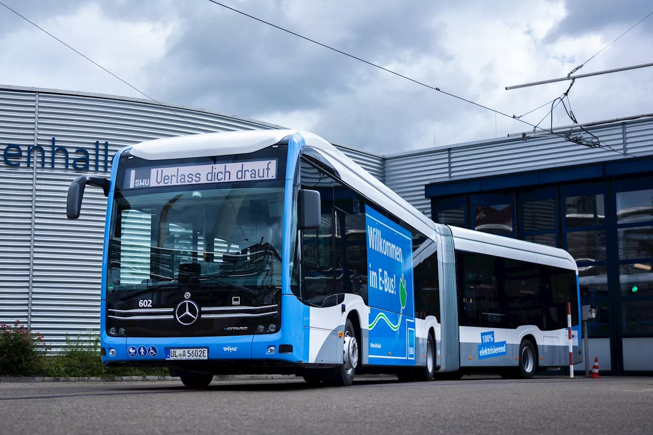 Ulm und Neu-Ulm planen bis 2027 mit 46 neuen E-Bussen