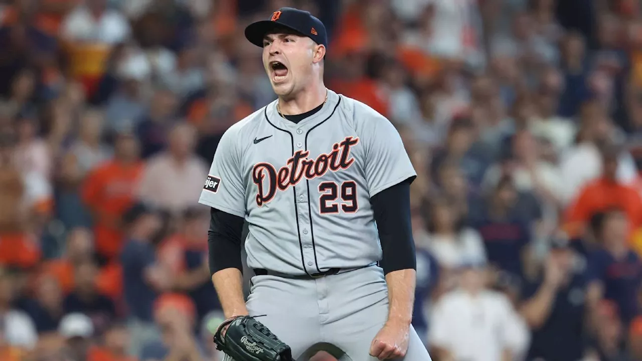 Tarik Skubal leads Tigers past Astros in AL wild-card opener