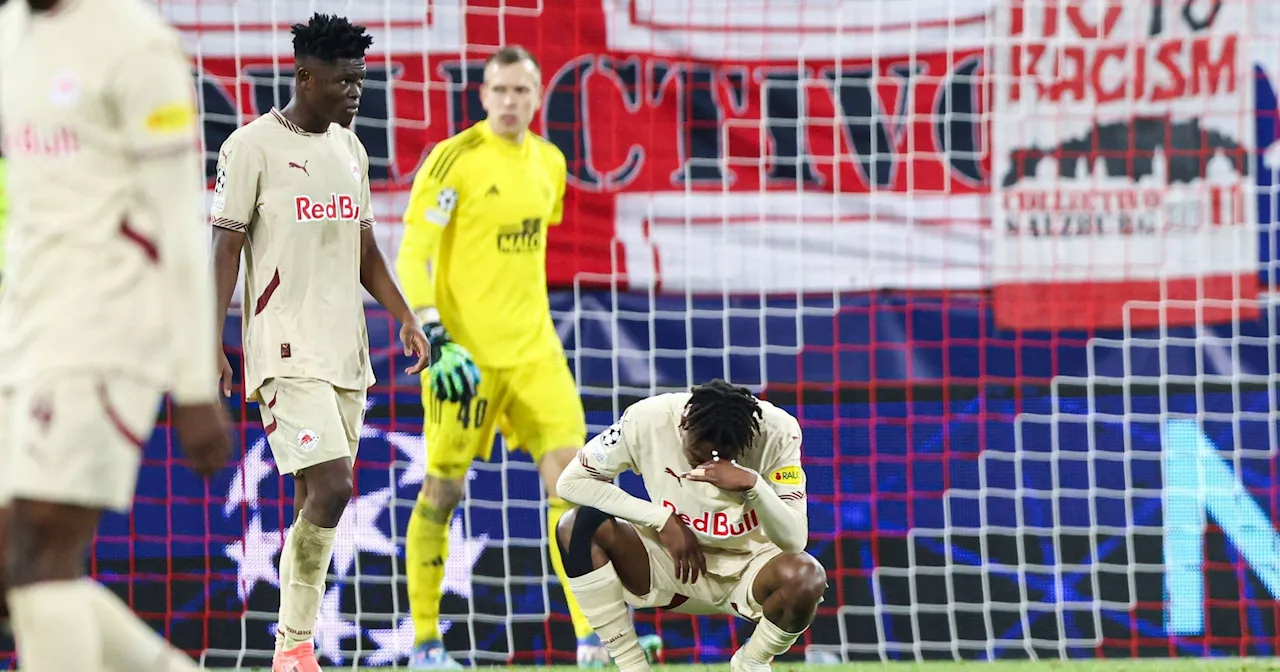 Red Bull Salzburg fällt gegen Stade Brest am 2. Spieltag der Champions League komplett auseinander - böse Heimklatsche