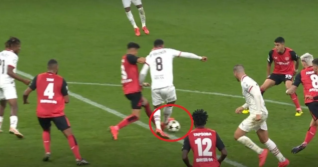 Bayer Leverkusen-Milan, moviola: proteste furiosi dei rossoneri che chiedono tre rigori. Unico dubbio su Loftus Cheek