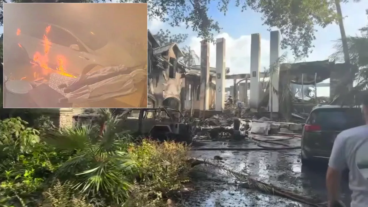 Tesla parked in garage ignites, destroys family's Siesta Key home after Hurricane Helene