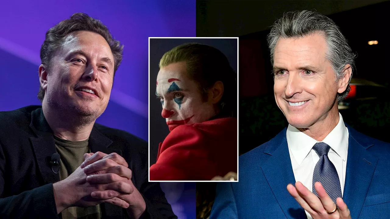 Elon Musk compares Newsom to 'The Joker' after voter ID requirements banned in California