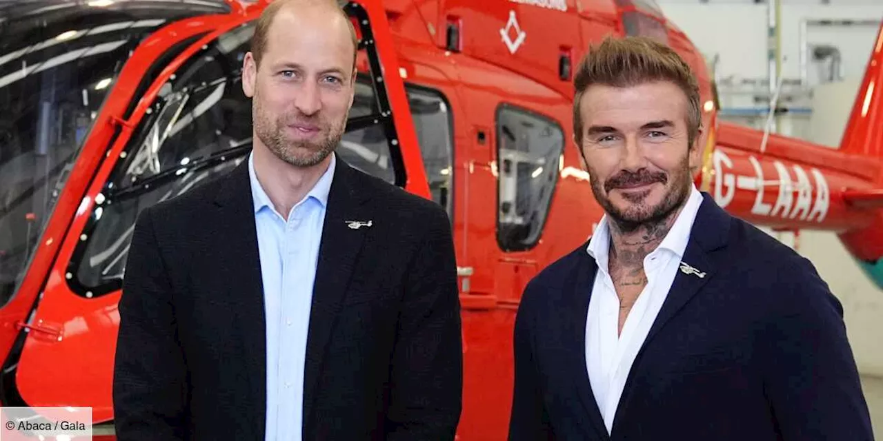 – Le prince William tout sourire avec David Beckham : ce beau projet qui les réunit