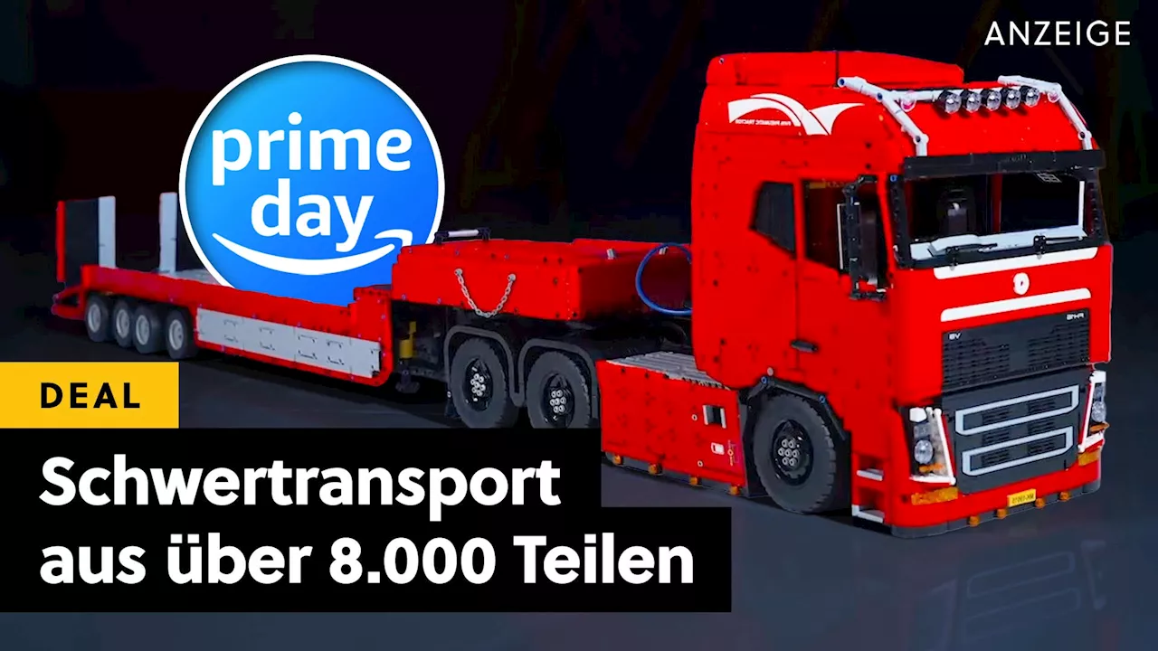 Schwertransport mit Pneumatik & über 8.000 Teilen – kein LEGO Technic Set kommt näher an die Realität heran!