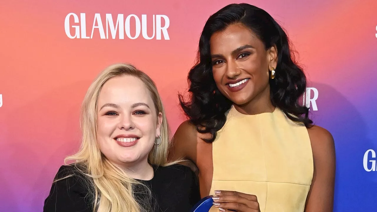 Nicola Coughlan & Simone Ashley Had the Cutest Bridgerton Reunion at GLAMOUR Women of the Year Awards