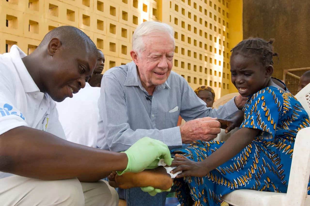 As Jimmy Carter turns 100, the world is close to achieving one of his life missions: Eradicating Guinea worm disease