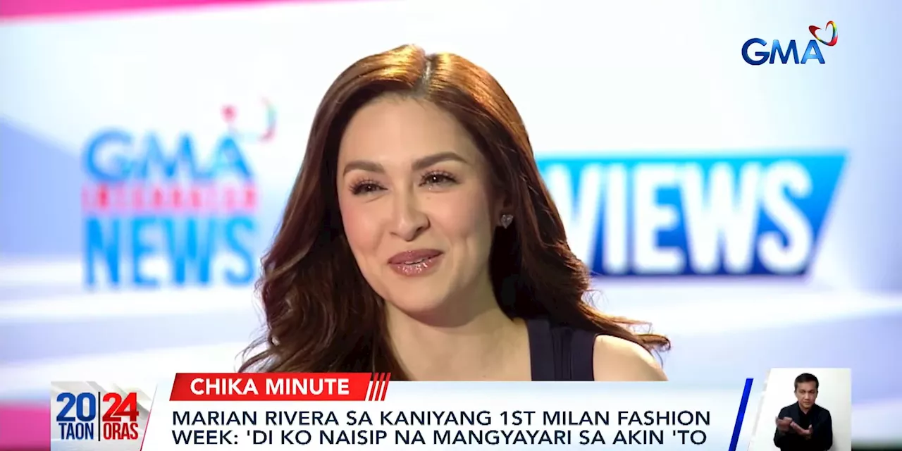 Marian Rivera on her first Milan Fashion Week: ‘Hindi ko naisip na mangyayari ‘to’