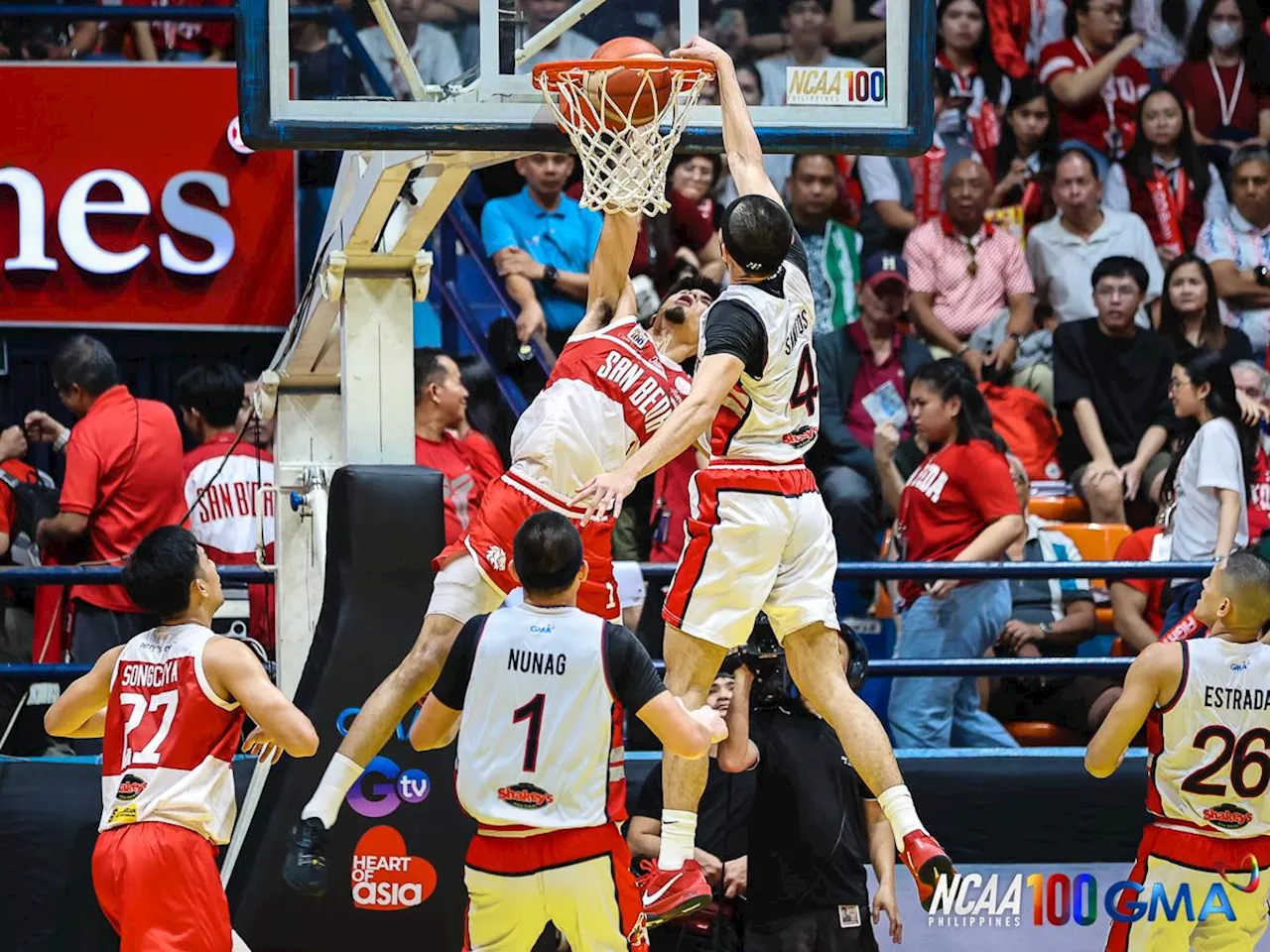 San Beda's Jomel Puno, Letran's Kevin Santos bring out the best in each other in fierce rivalry duel