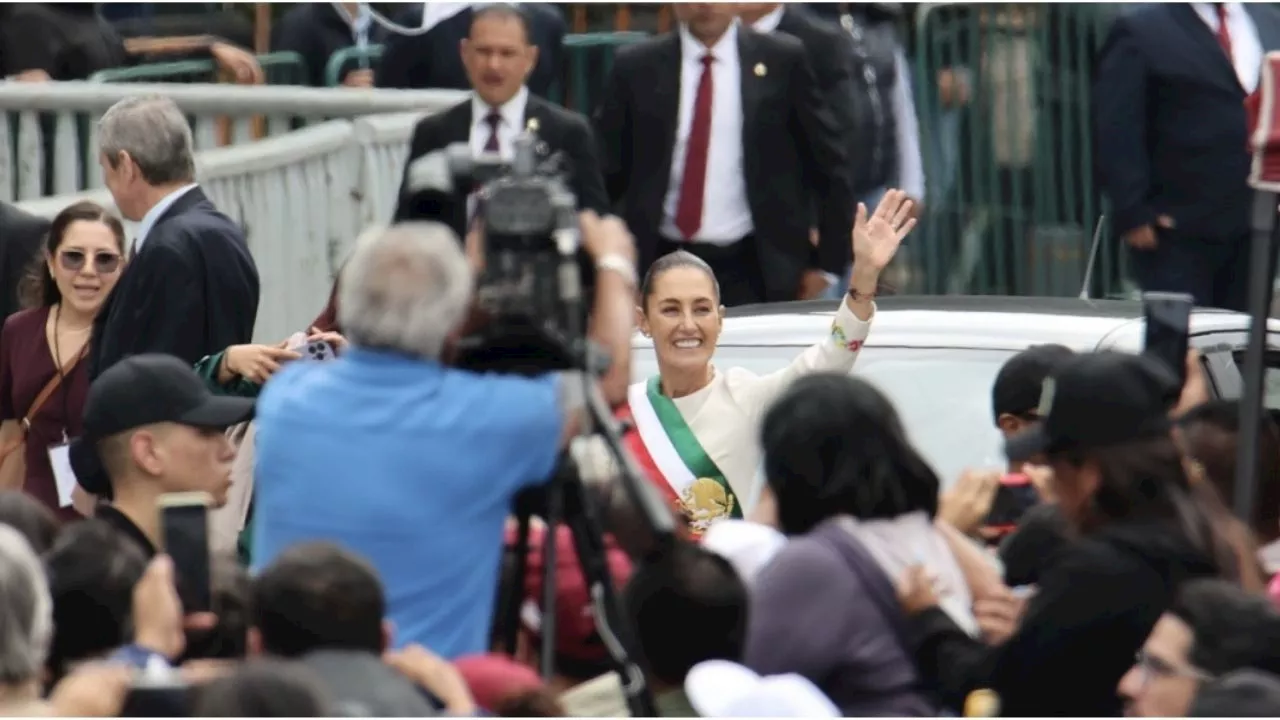 Claudia Sheinbaum en el Zócalo: miles asisten al festival y ceremonia de Bastón de Mando