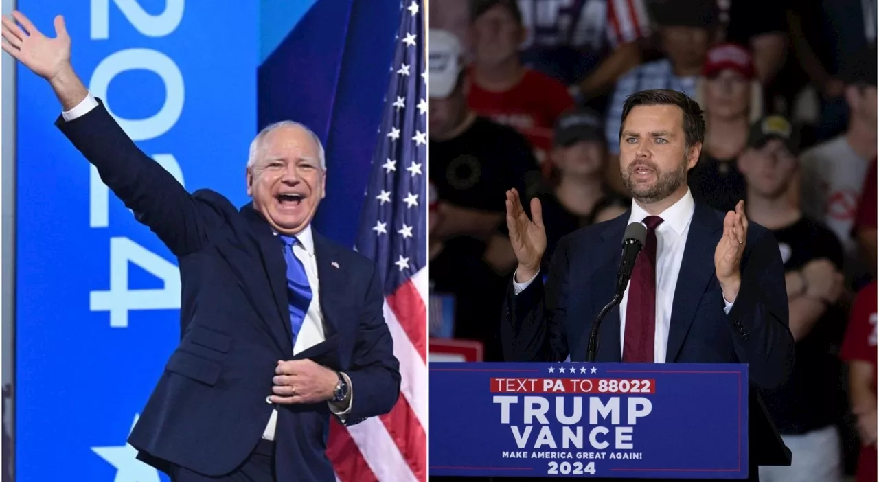 Vance vs Walz, la sfida tv tra vice (di Trump e Harris): chi sono e come può spostare consensi nella corsa all