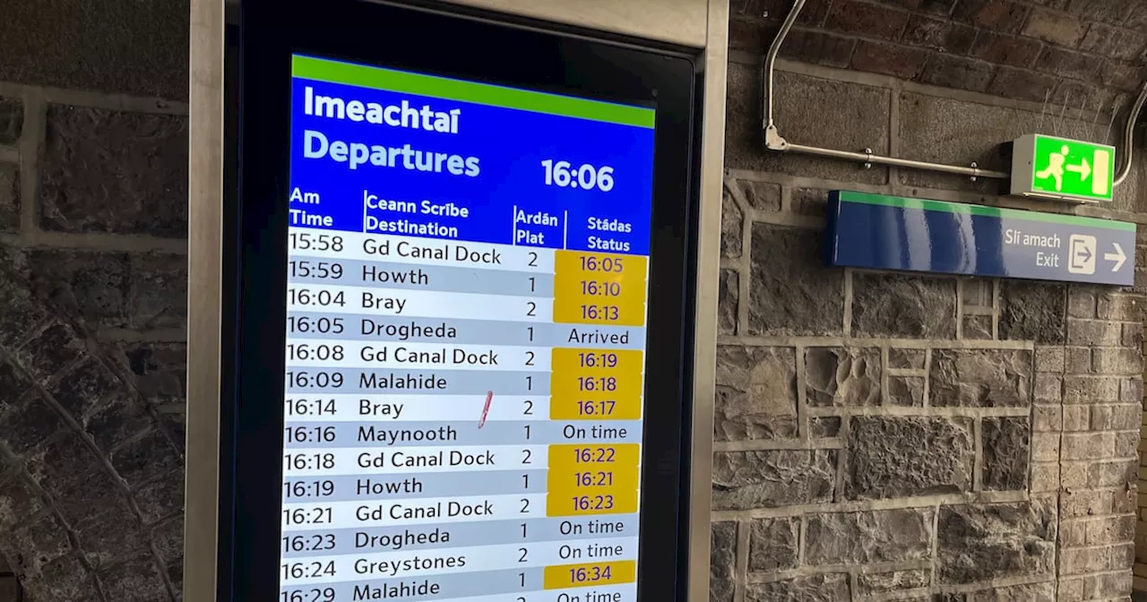 Commuters have their say on Irish Rail’s timetable changes: ‘This is Third World stuff’