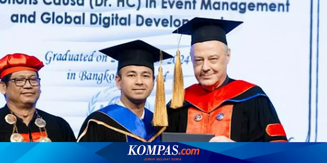 Raffi Ahmad Terima Gelar Doktor Honoris Causa dari UIPM Thailand