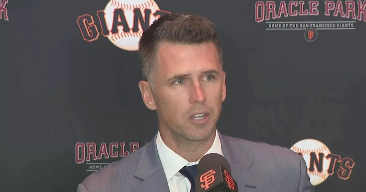 Giants introduce Buster Posey as team's new president of baseball operations